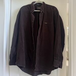 vintage façonnable jeans corduroy shacket